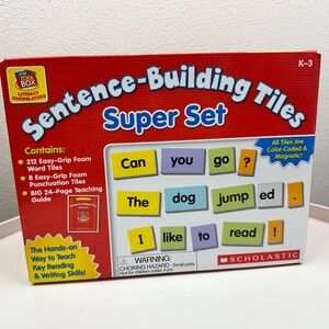 Scholastic Sentence Building Tiles Superset